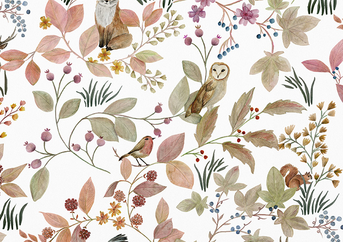 Hedgerow Velvet, Persephone - Twist&Fit Roman Blind - Image 7